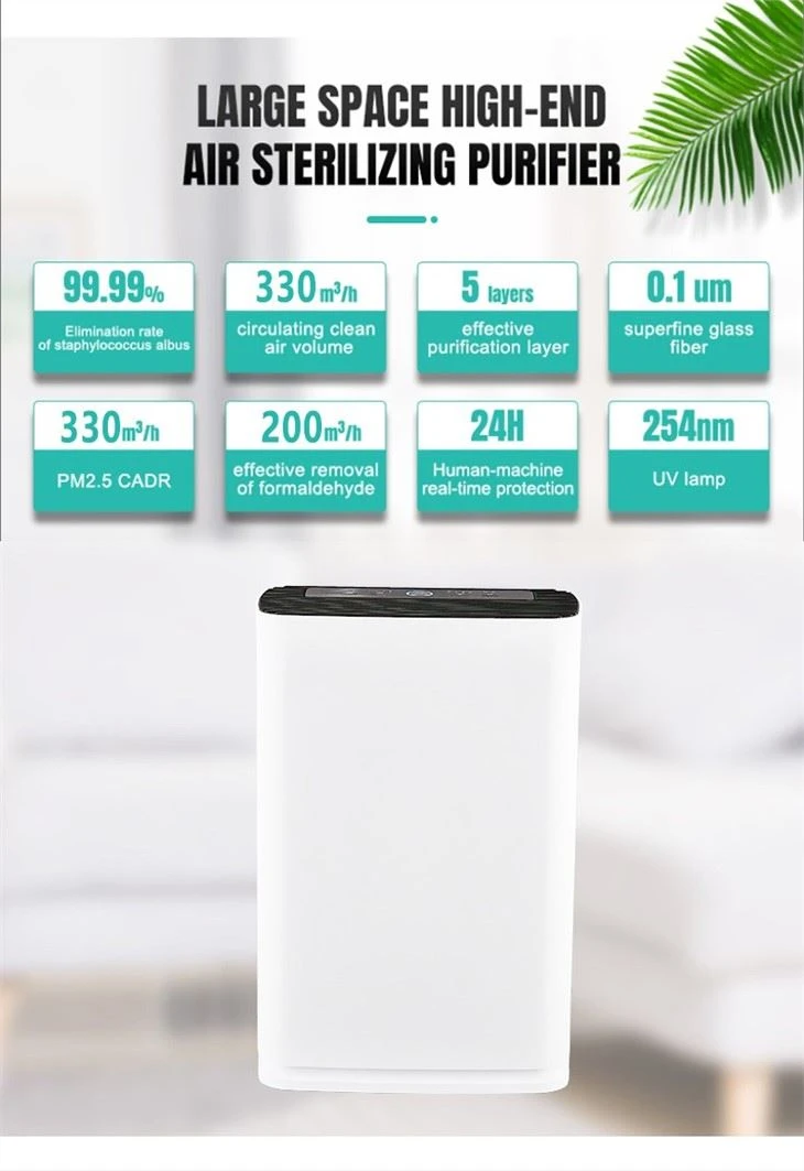 Air Quality Color Display Home Air Purifier
