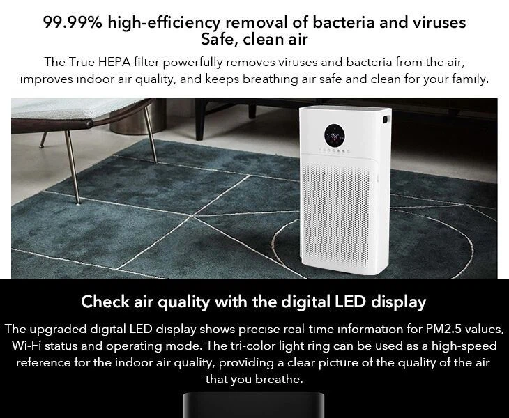 BKJ-60D White OEM Home Air Purifier