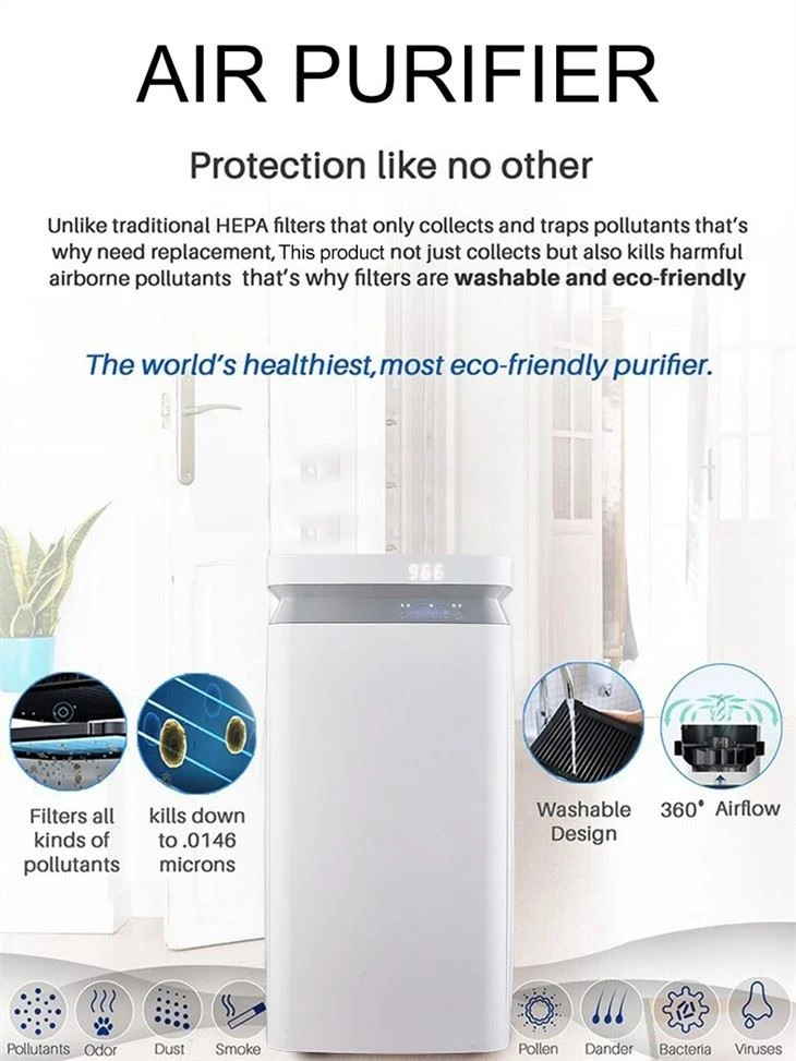 BKJ-90 High CADR HEPA Carbon Air Purifier