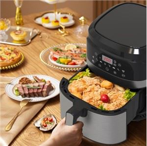 Yog'siz 5,5 l elektron sog'lom uy havo fritöz